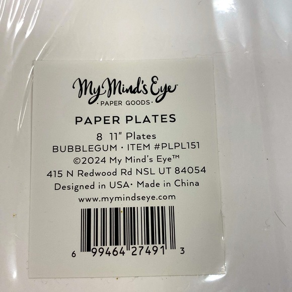 My mind’s eyes valentine plates - Picture 3 of 3